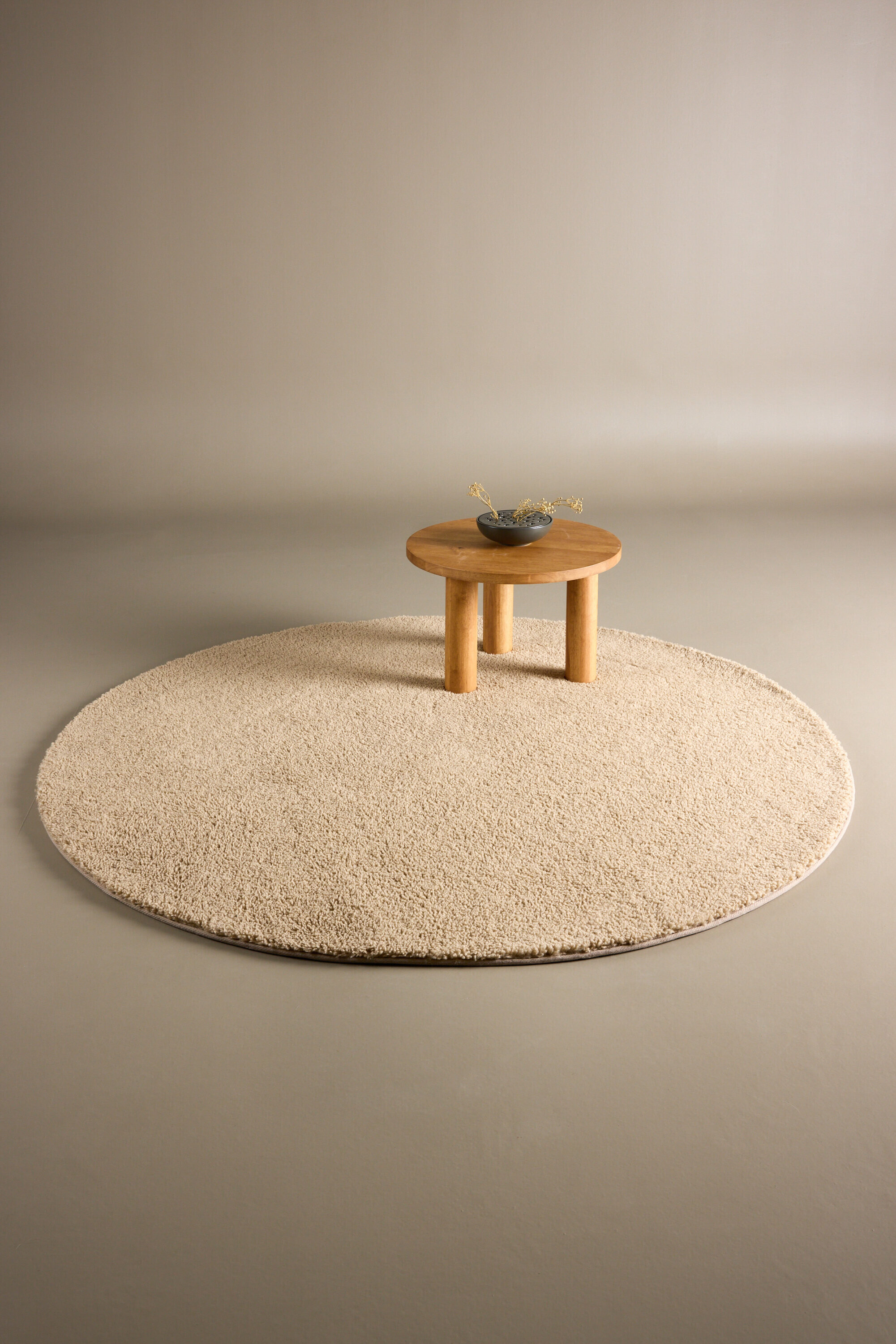 Nohr Rond Vloerkleed Lorenda 200cm - Beige