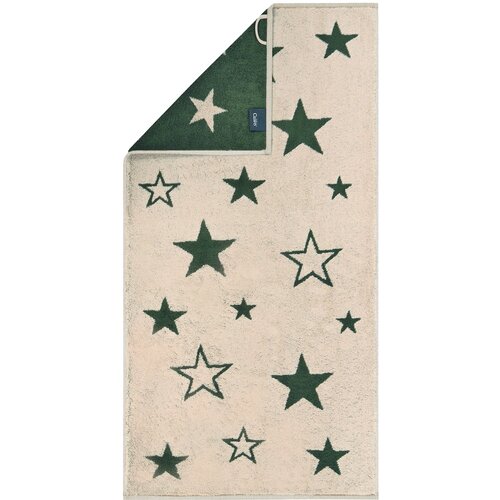 Cawö Cawo Christmas Edition 792 Stars Handdoek beige