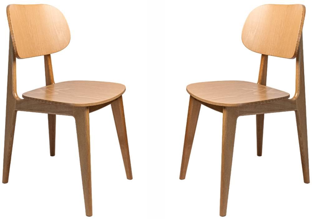 NADUVI Collection Set van 2 Tulio eetkamerstoelen | 