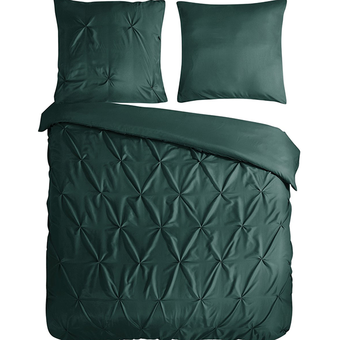 Pure Dekbedovertrek Luxe Chesterfield Groen-1-persoons (140 x 200/220 cm)