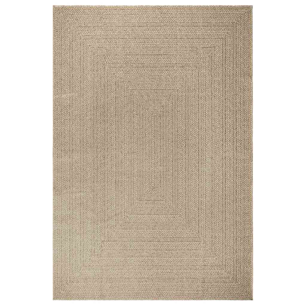 vidaXL Vloerkleed ZIZUR beige binnen en buiten 200x290 cm jute look