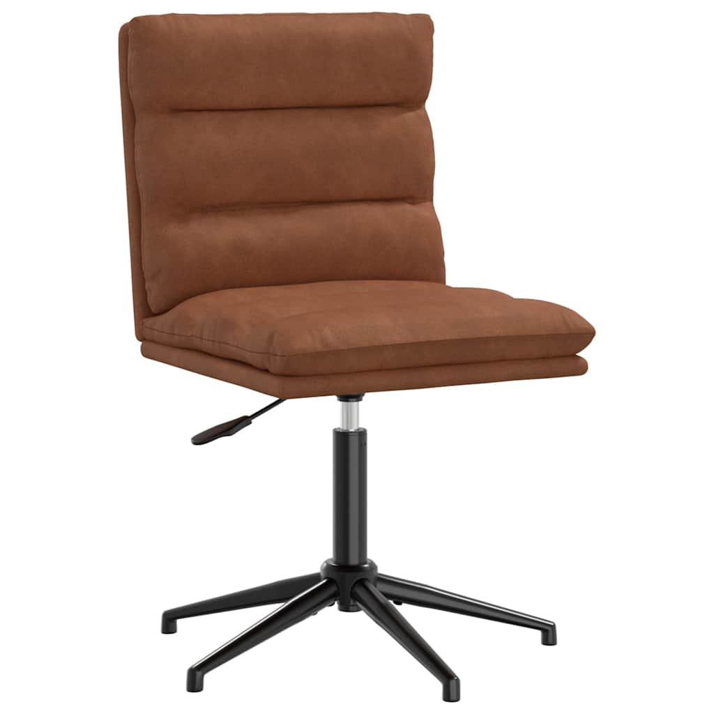 vidaXL Eetkamerstoelen 2 st kunstleer bruin