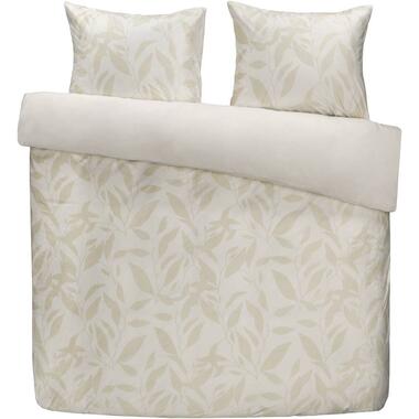 Leen Bakker Dekbedovertrek Lucie velvet - off-white - 240x200/220 cm