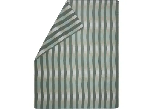 David Fussenegger SAVONA plaid colour gradient Maat 150x200 green