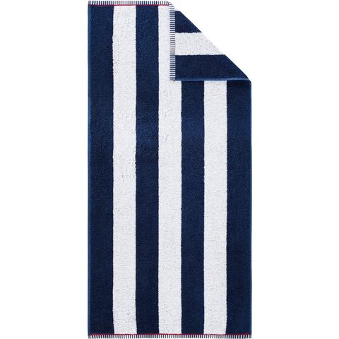 Dyckhoff Handdoekenset Maritim, Block Stripe 2 handdoeken (50x100 cm), 1 douchehanddoek (70x140 cm)