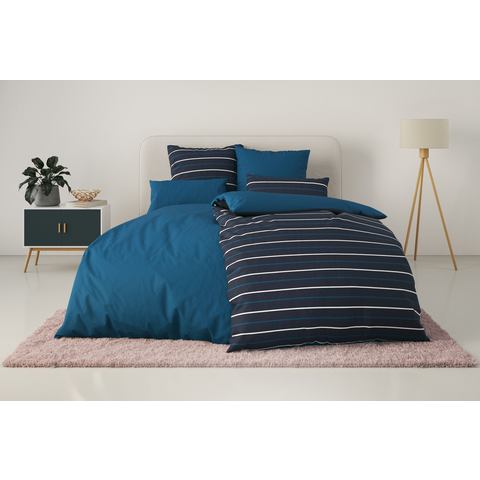 Bruno Banani Beddengoed DANA in maat 135x200 of 155x220 cm, 100% katoen, renforcé