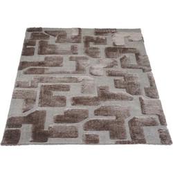 Veer Carpets  Vloerkleed Liana Bruin 240 x 340 cm