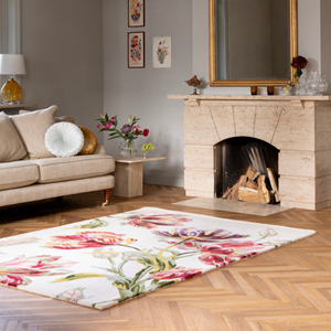 Laura Ashley  Gosford-Cranberry 81300 - 140x200 cm Vloerkleed