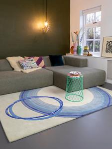MOMO Rugs Designer Collection  MOMO Rugs Designer Marie-Gon Sphere Cobalt - 140x200 cm Vloerkleed