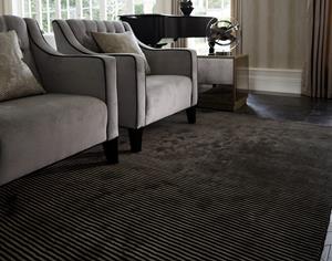 MOMO Rugs  Vloerkleed Chrome Stripe Nero -
