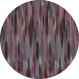 Moooi Carpets  Rond Vloerkleed Akira - Round Japanese Peony Red Wool -