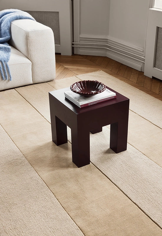 Layered  Vloerkleed Stripe Grande Wool Rug Almond - 180x270 cm