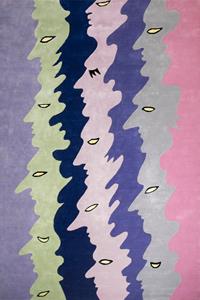 Layered  Vloerkleed Opera Goers Patterned Wool Rug - 180x270 cm
