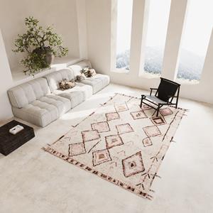 MOMO Rugs  Vloerkleed Tribe Ivory Pink - 170x240 cm