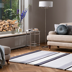 Laura Ashley  Eaton-Charcoal 81004 - 140x200 cm Vloerkleed