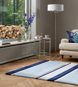 Laura Ashley  Eaton-Dark Seaspray 81008 - 140x200 cm Vloerkleed