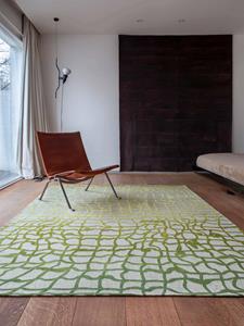 Louis de Poortere  Dedalo Mad Men 9204 Republic Green - 280x390 cm Vloerkleed