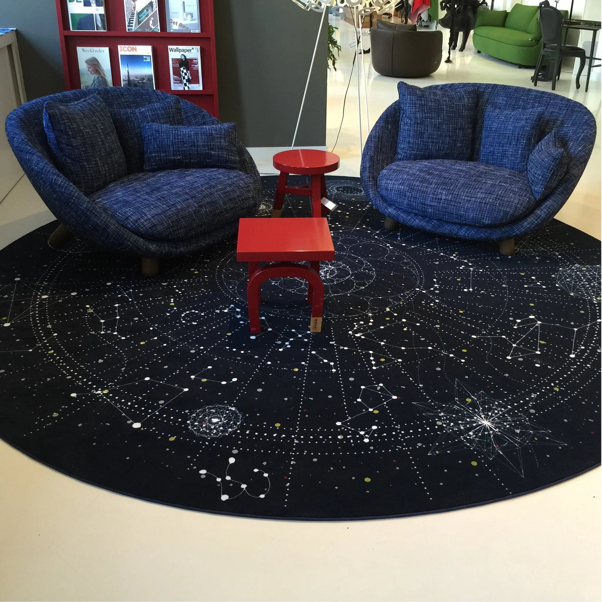 Moooi Carpets  Rond Vloerkleed Celestial Low Pile -