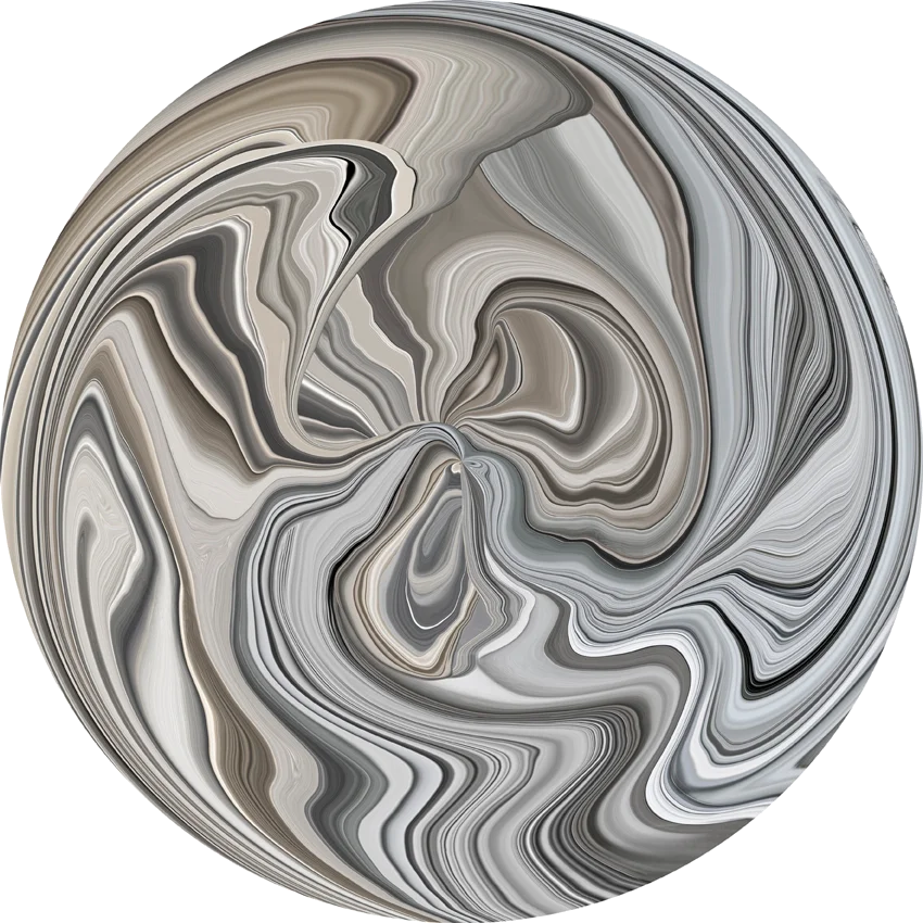 Moooi Carpets  Rond Vloerkleed Liquid Layers Flint Round Low Pile -
