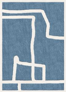 Layered  Vloerkleed Gotland Klint Wool Rug Cornflower Blue - 180x270 cm