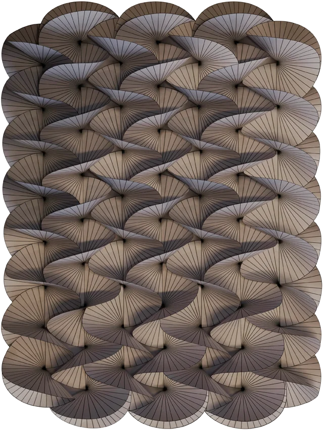 Moooi Carpets  Vloerkleed Serpentine Grey Beige Low Pile -