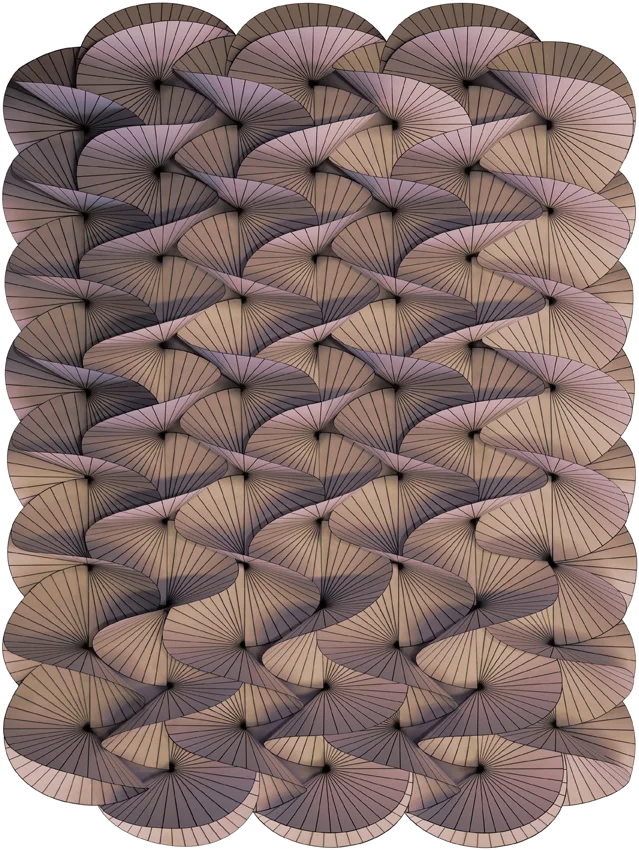 Moooi Carpets  Vloerkleed Serpentine Rose Beige Low Pile -