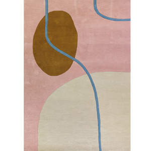 Finarte  Vloerkleed Ruukku Wool Rug Pink - 160x230 cm