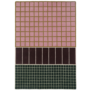Finarte  Vloerkleed Baden Wool Rug Pink - 170x240 cm