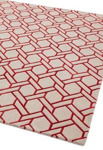 MOMO Rugs  Nexus FL03 Silver/Red -