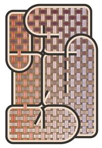 Moooi Carpets  Laagpolig vloerkleed Tangle Medan Soft Yarn - 194x280 cm