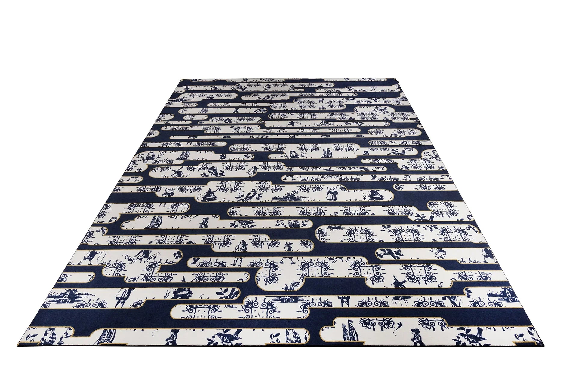 Moooi Carpets  Vloerkleed Dutch Sky Blue Soft Yarn -