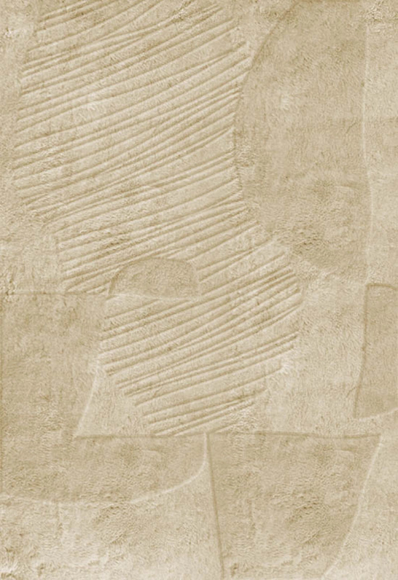 Layered  Vloerkleed Artisan Guild Wool Rug Dusty Mustard -