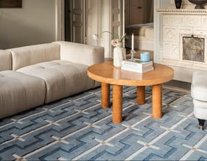 Layered  Vloerkleed Johanna Wool Rug Sky Blue - 180x270 cm