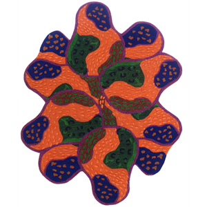Finarte  Vloerkleed Pear Red - 160x200 cm