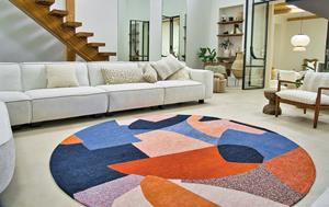 Louis de Poortere  Rond Vloerkleed Shapes Carpe Diem 9368 Rond - 240 cm rond