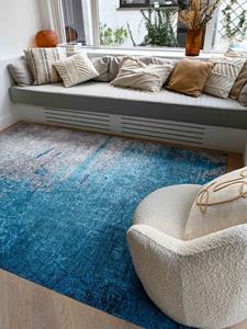 Jackie And The Fish  Vloerkleed Concours Sabalan Teal (outlet) - 200x295 cm