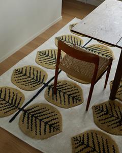 Layered  Vloerkleed stig lindberg bersa rug mustard -