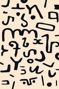 MONDiART Vloerkleed African signs | 