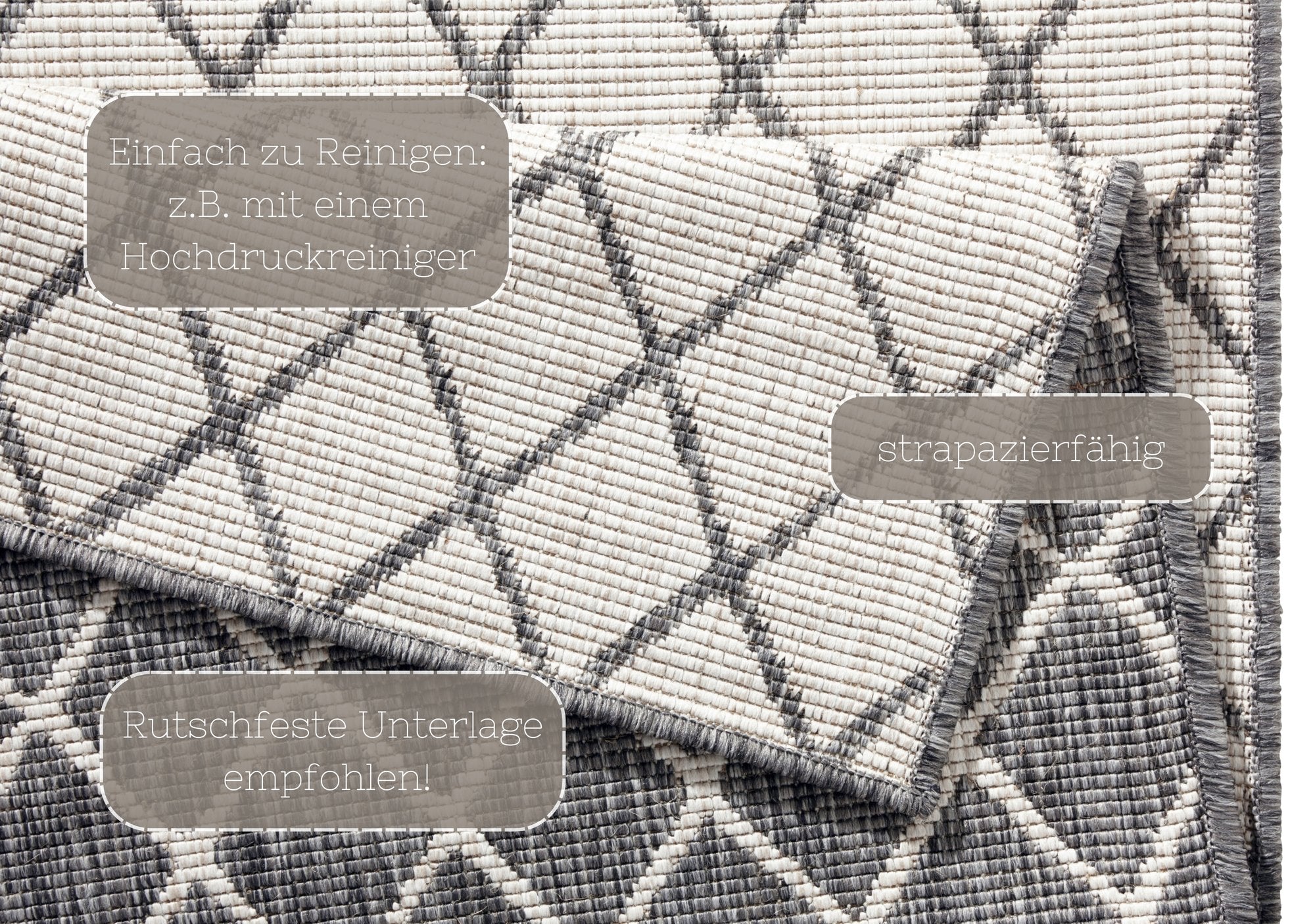 Hanse Home  Reversible carpet In-& Outdoor Malaga - 80x350 cm