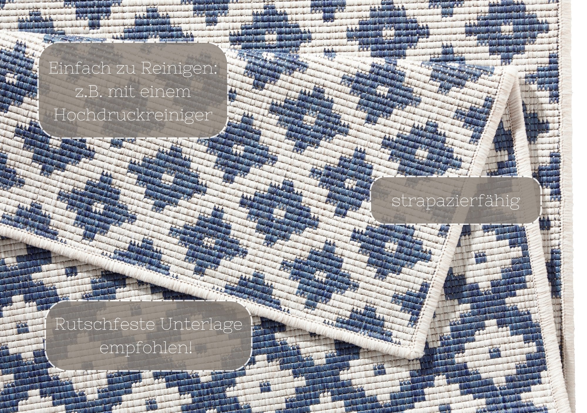 Hanse Home  Reversible carpet In-& Outdoor Nizza - 80x350 cm