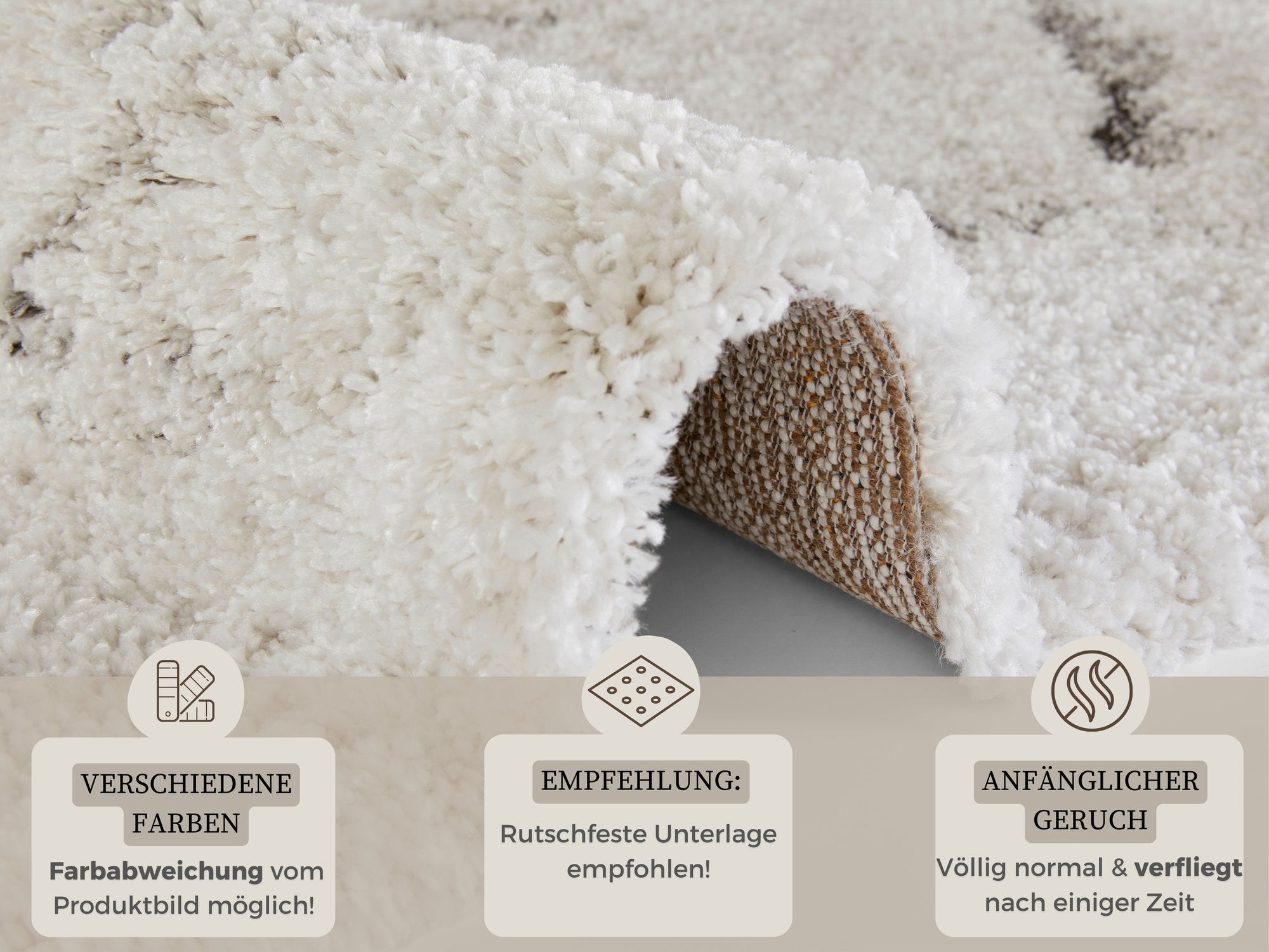 Hanse Home  Design Verlour Deep-Pile Carpet MAYRIN - 160x230 cm