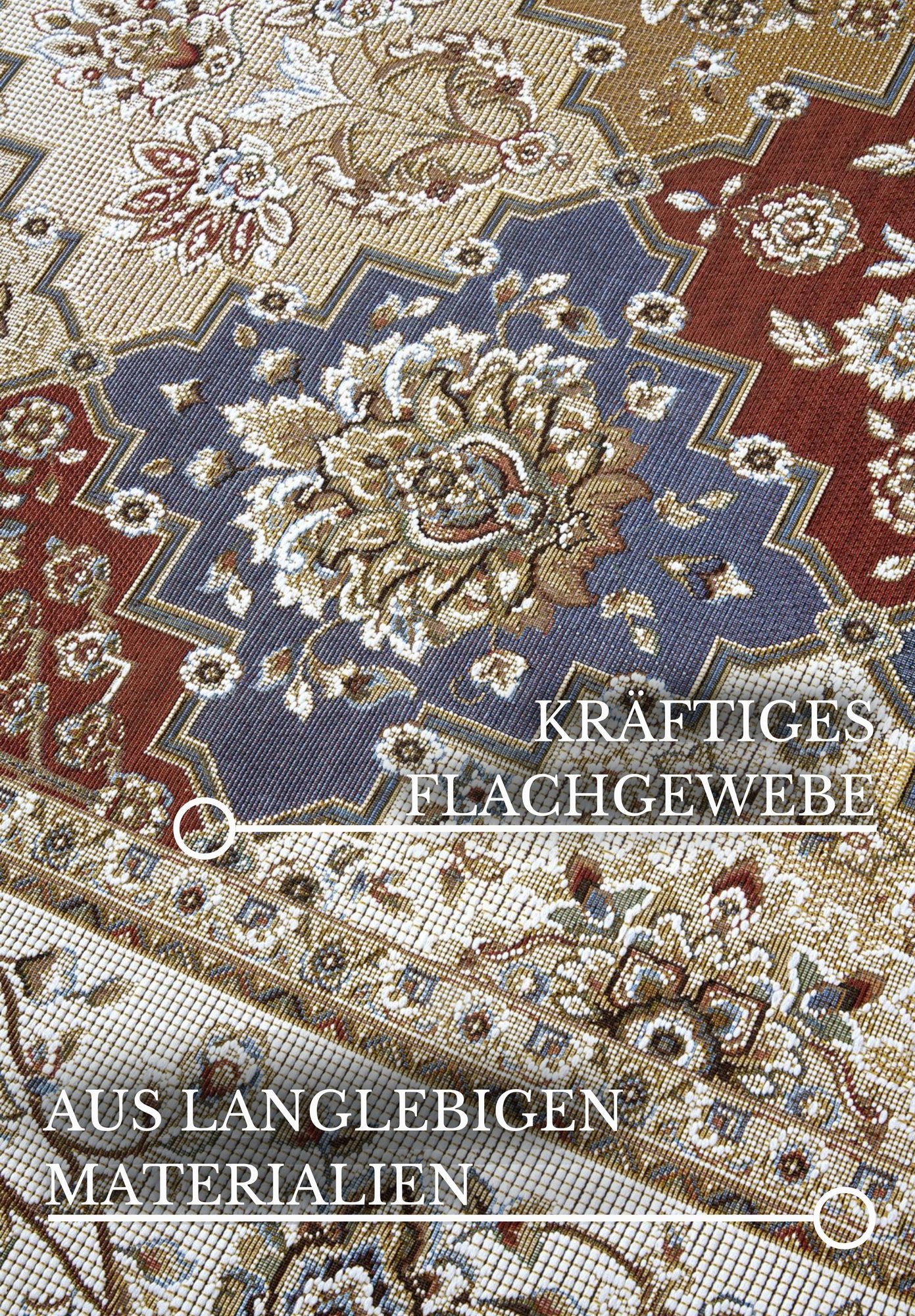 Hanse Home  Villeroy & Boch 1767 In- & Outdoor Rug Pierre Cream Mulitcolor - 160x235 cm
