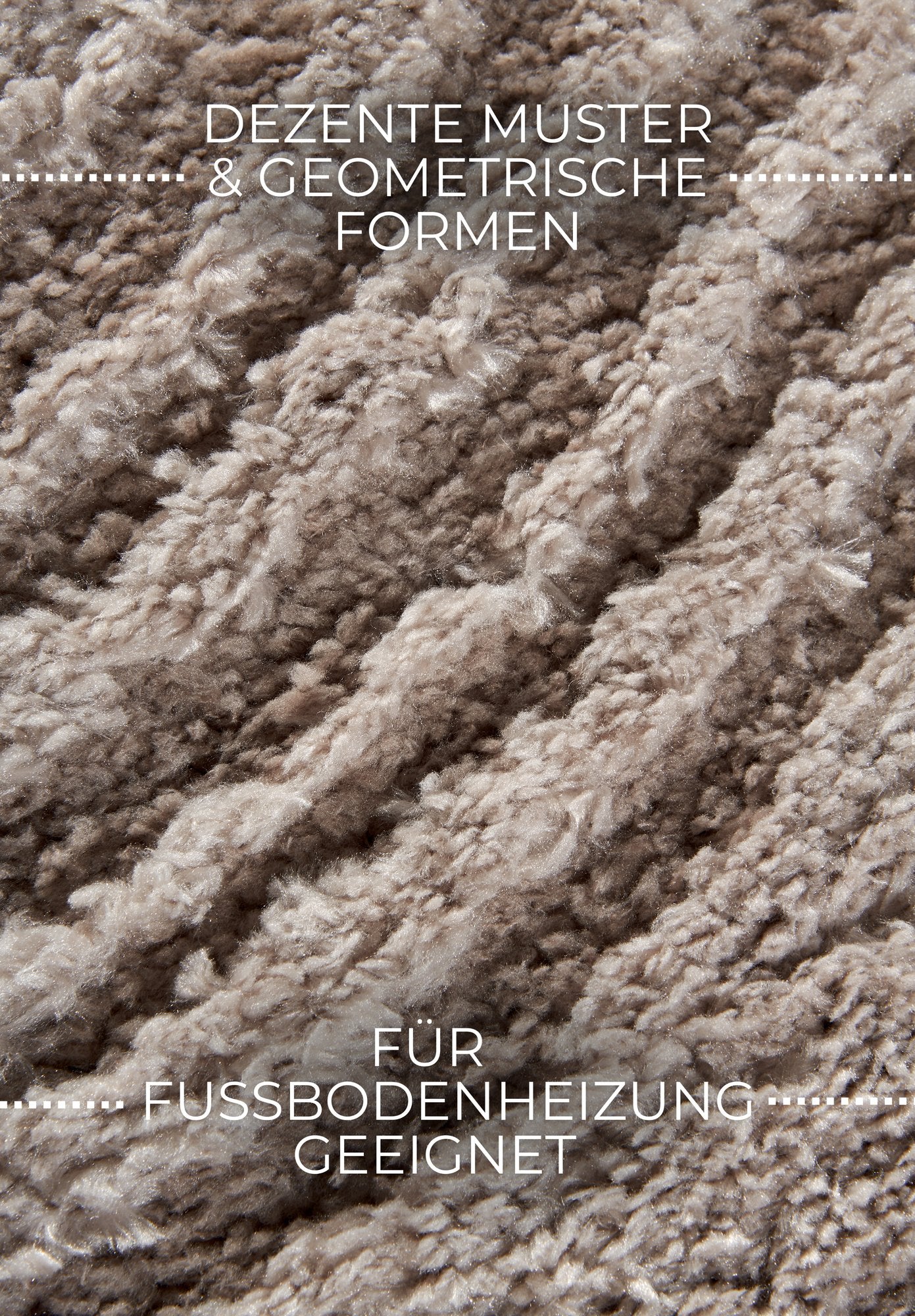 Hanse Home  Elle Decoration Gallery High Pile Rug Pigment Beige - 80x120 cm