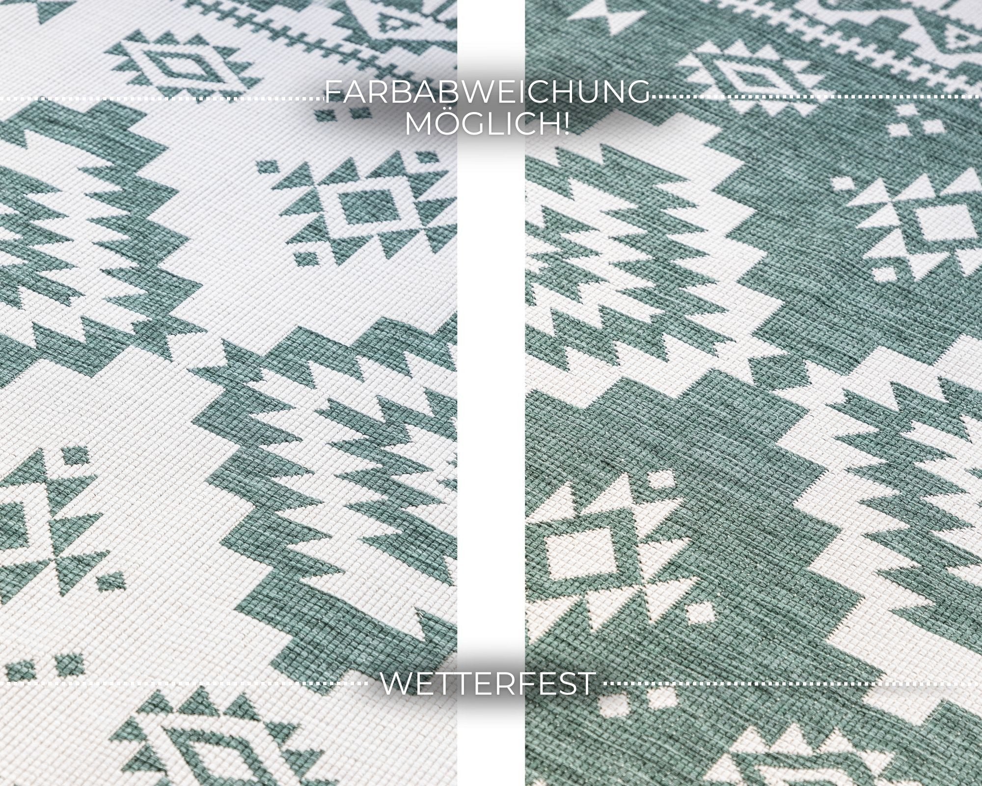Hanse Home  Elle Decoration Gemini In- and Outdoor Reversible Rug Dynamic Green - 80x150 cm