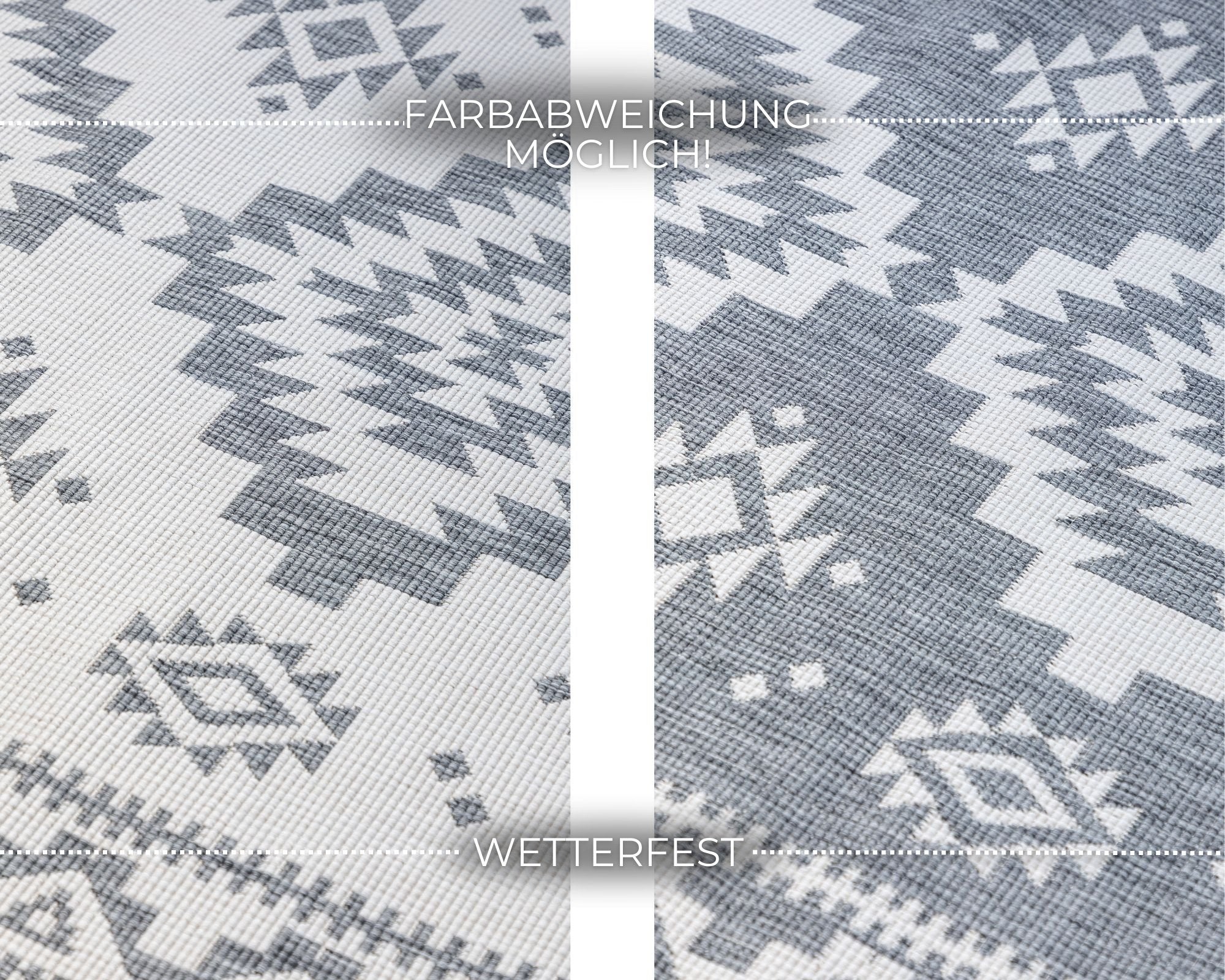 Hanse Home  Elle Decoration Gemini In- and Outdoor Reversible Rug Dynamic Silver - 80x150 cm
