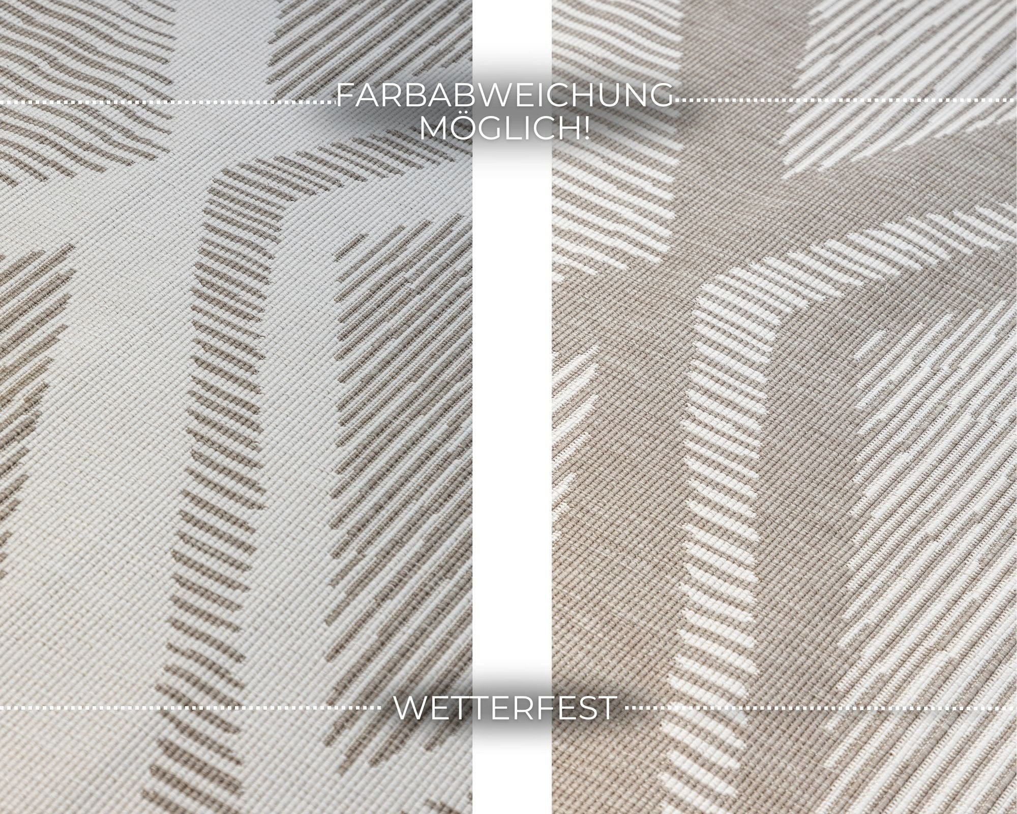 Hanse Home  Elle Decoration Gemini In- and Outdoor Reversible Rug Rhombus Linen - 80x150 cm