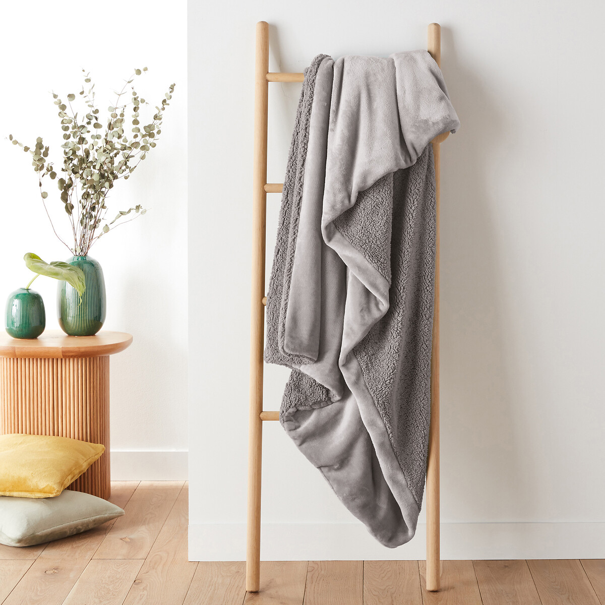LA REDOUTE INTERIEURS Plaid in fleece en sherpa, Maxine
