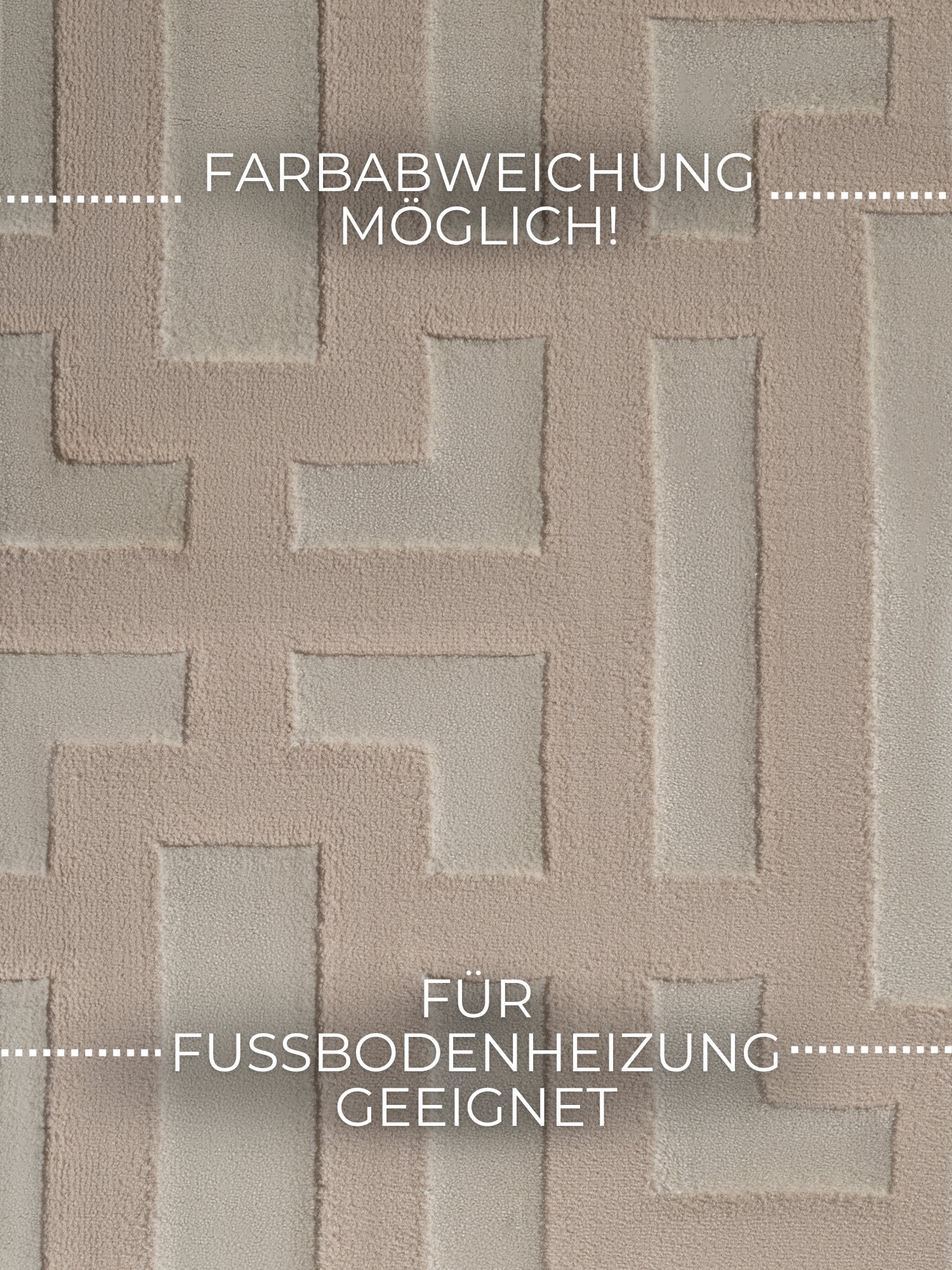 Hanse Home  Elle Decoration Perles Shortpile Rug Onyx Beige Cream - 160x235 cm