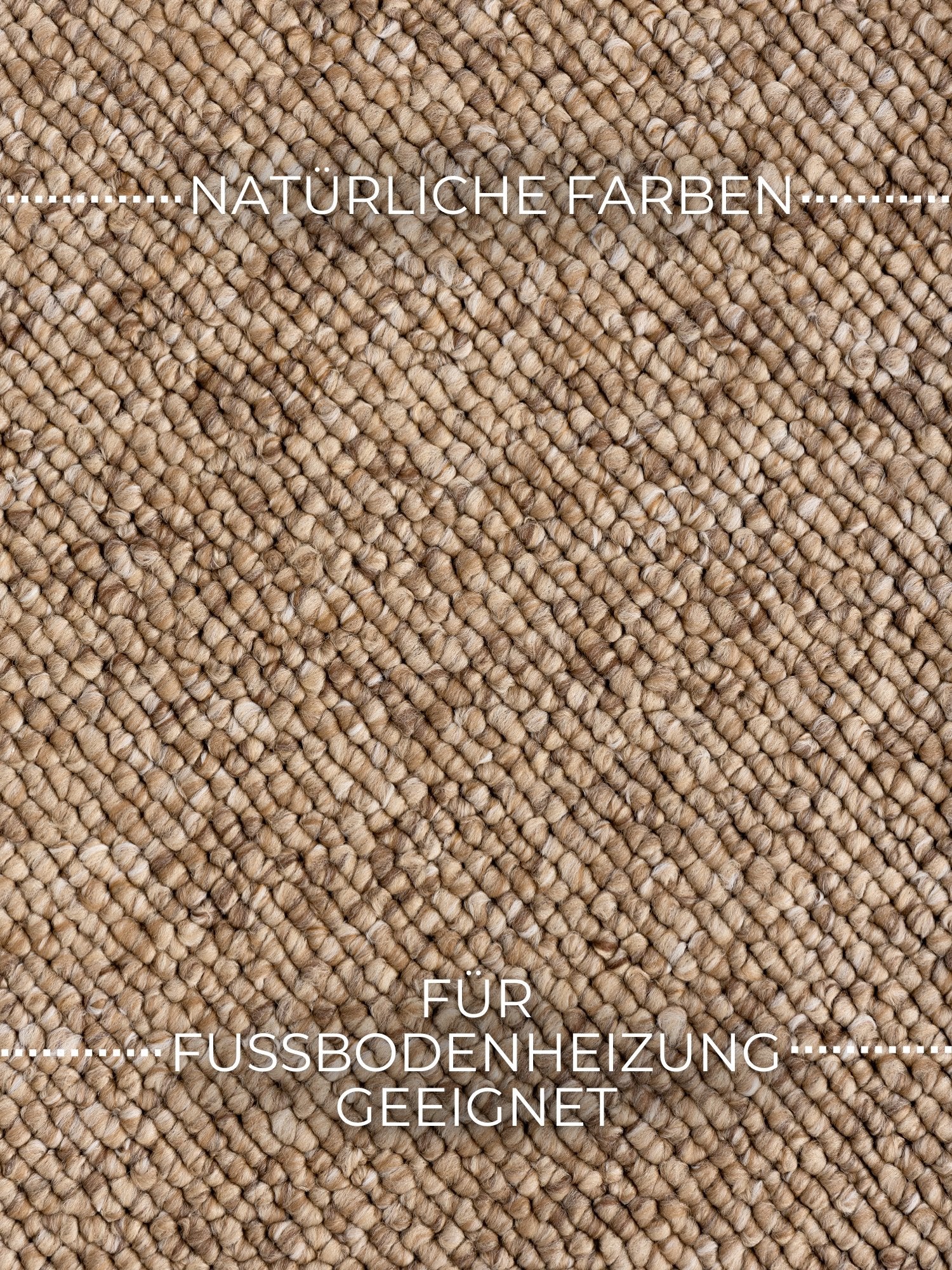 Hanse Home  Elle Decoration Rocco Wool-Look Rug Rocco Caramel - 120x170 cm