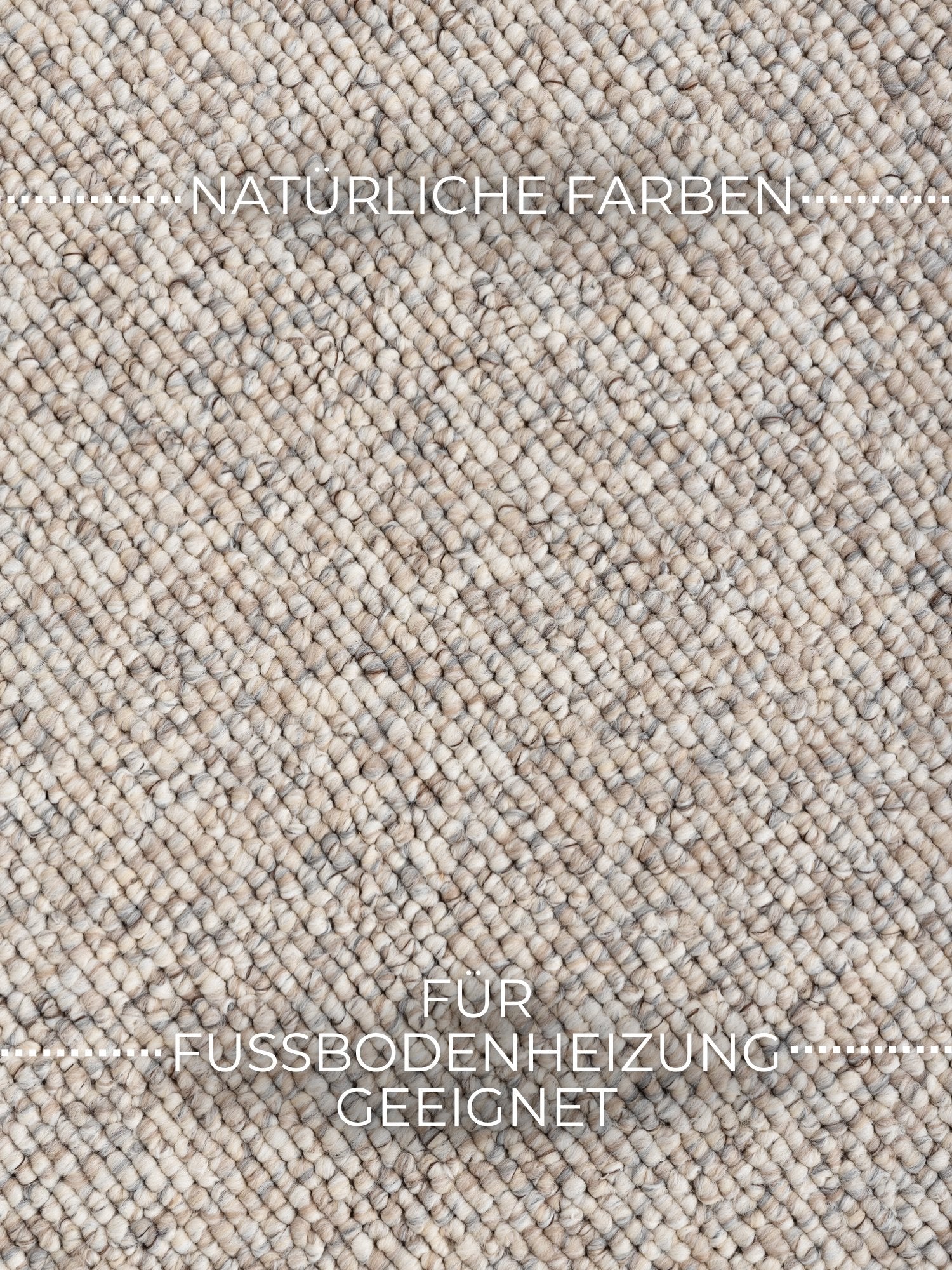 Hanse Home  Elle Decoration Rocco Wool-Look Rug Rocco Cream Multicolor - 120x170 cm